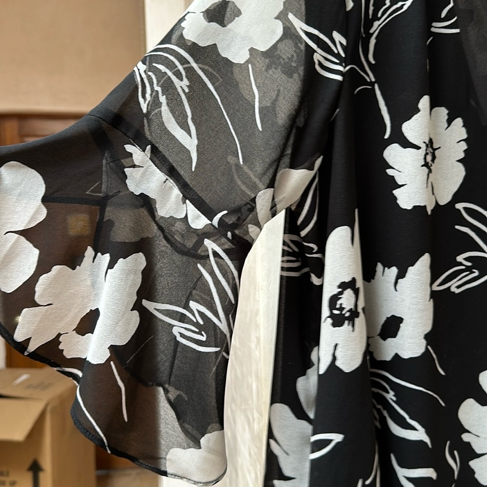 Calvin Klein flower print top